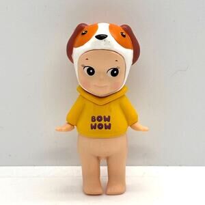 New Unbranded Kewpie/Angel Mini Figure in Beagle Dog Costume, Open Blind Box